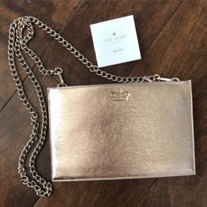 Kate Spade Rose Gold Cameron Street Sima Clutch